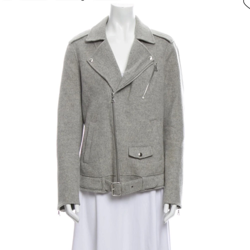 Theory biker wool jacket